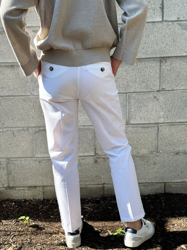 Hubert Gasser White Chino