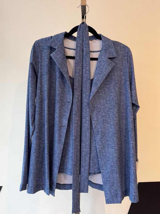 Caliban Denim Print Set