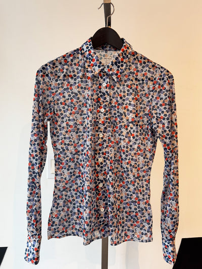 Caliban Spotted Print Shirt