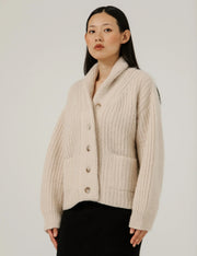 Bare Knitwear Oversized Shawl Cardigan