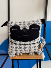 Velvet Moustache Pillows