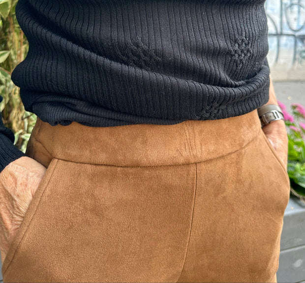 Hubert Gasser Faux Suede Trousers