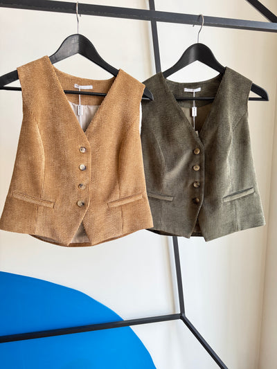 Hubert Gasser Cord Vest