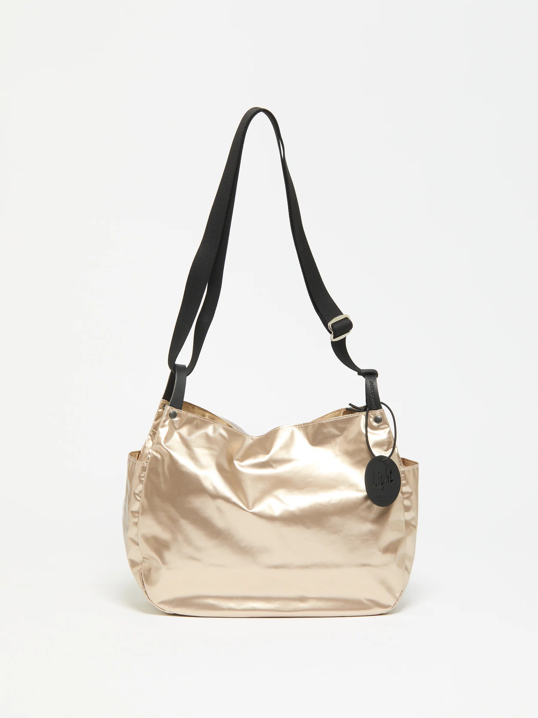 [JILLSTUART]★NYLON LIGHT SHOULDER BAG Jill Stuart 2WAY Flower Shoulder Bag White W17.5 x H22 x D10