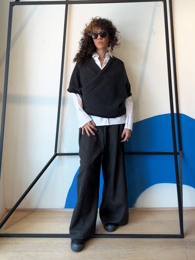 Elsa Esturgie Omega Wrap Sweater