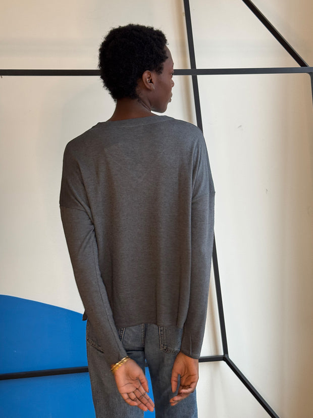 Purotatto V-Neck Long Sleeve T-shirt