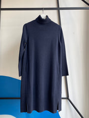 Tonet Navy Wool Dress