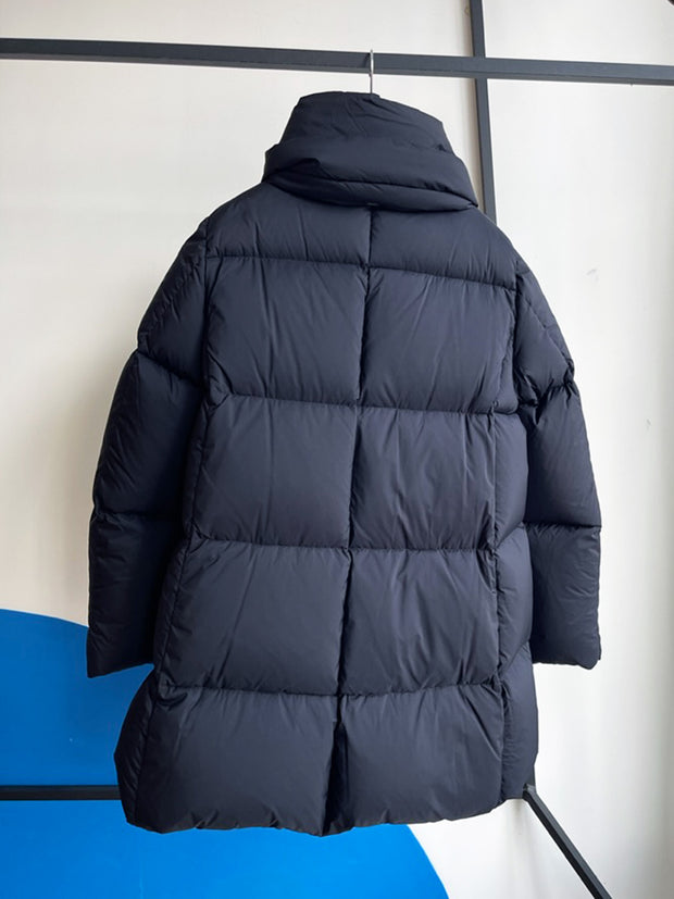 Herno Woven Puffer Half Coat