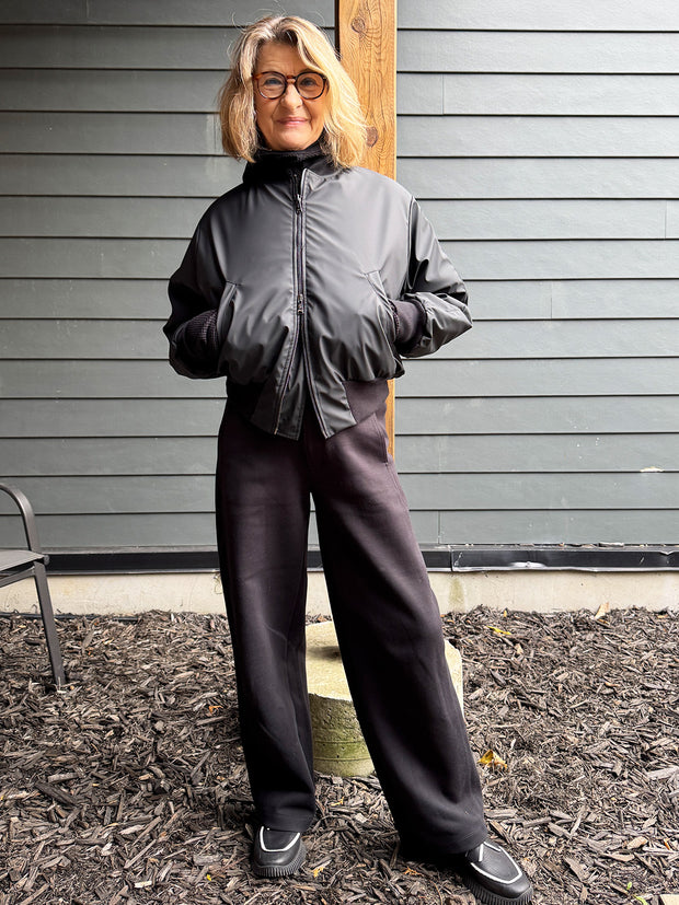 Crossley Black Bomber Jacket