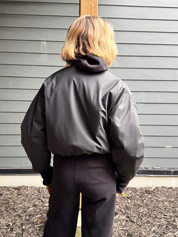 Crossley Black Bomber Jacket
