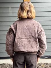 Crossley BICER Quilted Bomber Jacket