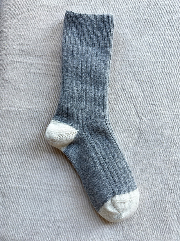 Royalties Ribbed Cashmere Socks