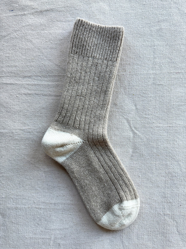 Royalties Ribbed Cashmere Socks