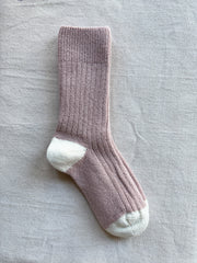 Royalties Ribbed Cashmere Socks