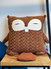 Velvet Moustache Pillows