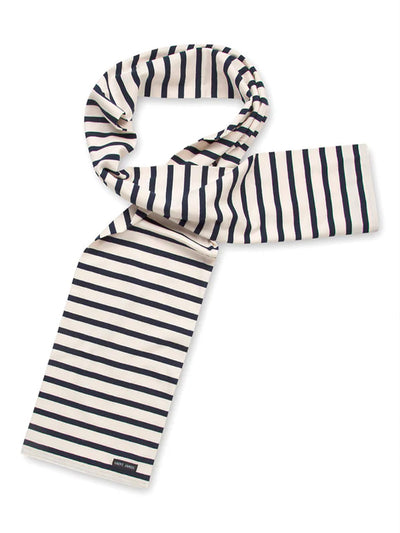 Saint James EVE Striped Scarf in Light Cotton
