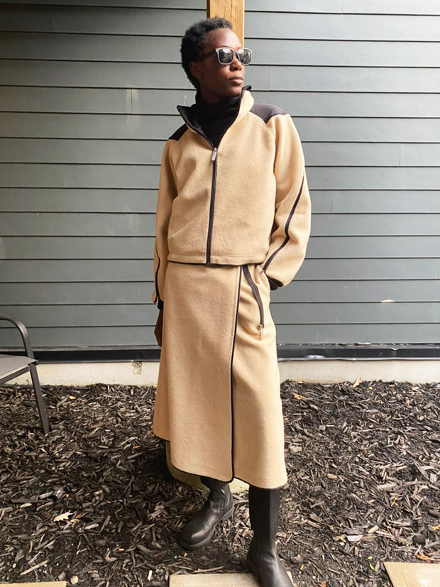 Herno Laminar Polar Fleece and Padded Skirt