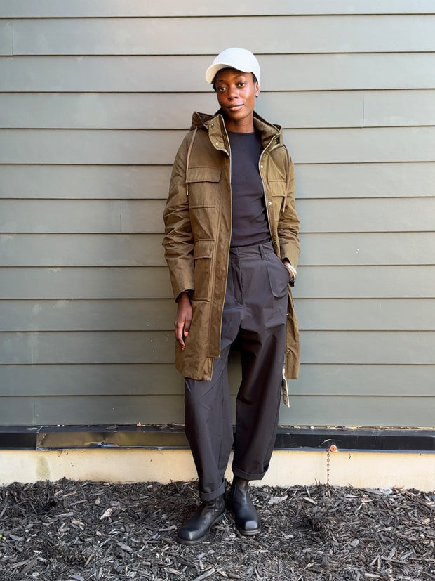 Herno Waxed Cotton Parka