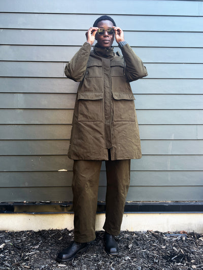 Herno Waxed Cotton Parka