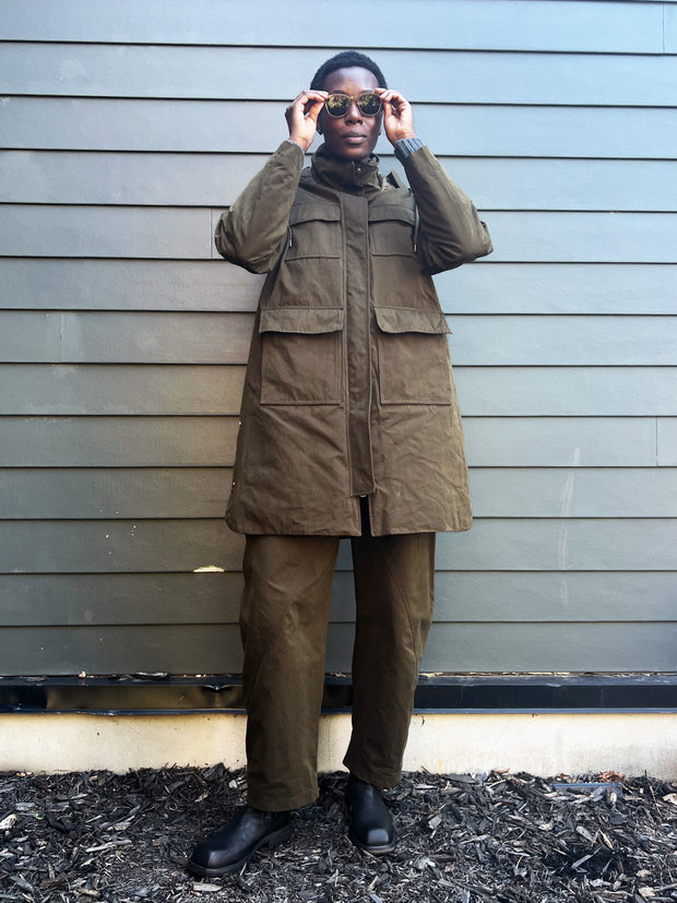 Herno Waxed Cotton Parka