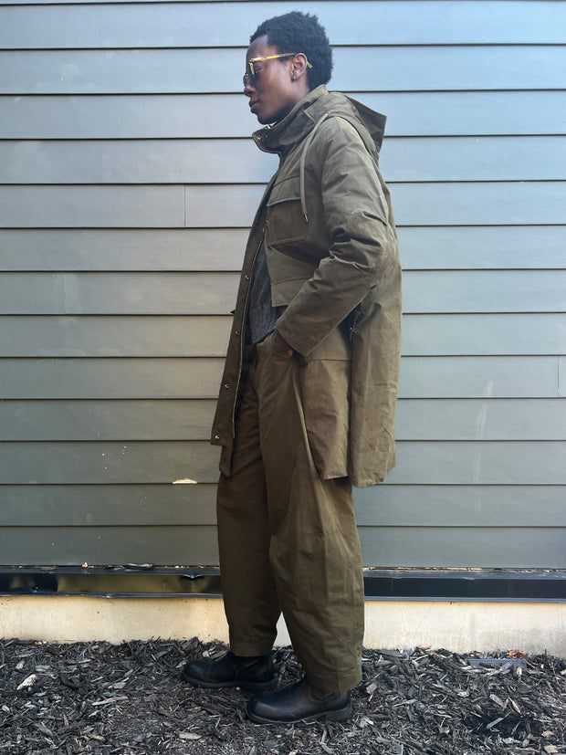 Herno Waxed Cotton Parka