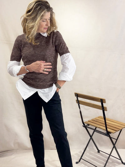 Stanley Pullover in Wheat – Bare Knitwear