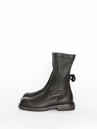 Lofina Boot with Zipper and Leather Sole