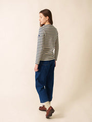 Saint James Classic Sailor Striped Shirt with Heart Detail