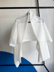 Acrylic two-way Mesh Bolero