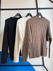 Bare Knitwear Demi Mock Neck