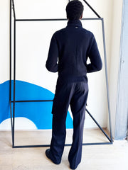 Herno Cardigan in Wool and Nylon Chamonix