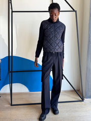 Herno Cardigan in Wool and Nylon Chamonix