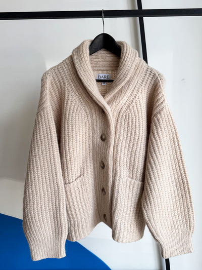 Bare Knitwear Oversized Shawl Cardigan