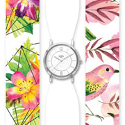 Women's Satin Band and Watch Set
