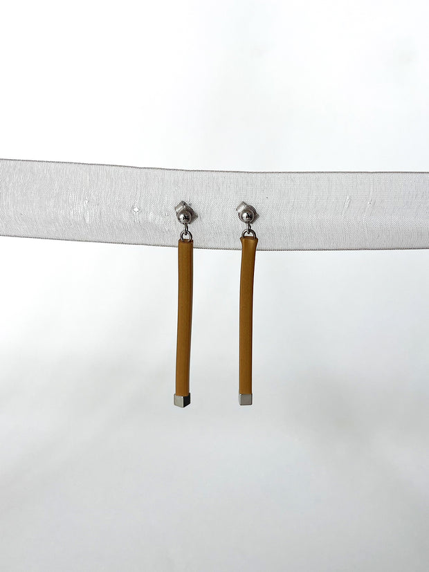 Materia Design Plated Brass Earrings