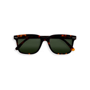 IZIPIZI #L Sunglasses Tortoise with Green Lenses