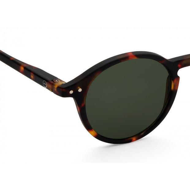IZIPIZI #D Sunglasses Tortoise with Green Lenses