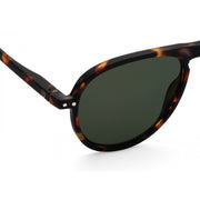 IZIPIZI #I Sunglasses Tortoise with Green Lenses