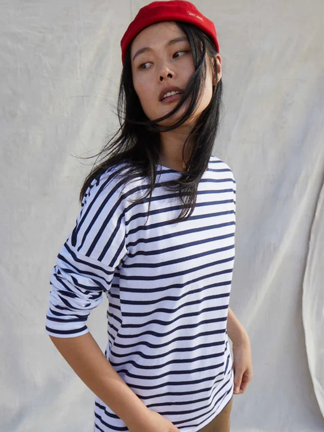 トップス SAINT JAMES Saint James Minquier Drop Top – Annie Aime